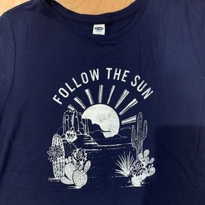 Old Navy Graphic Tee “Follow the Sun”
